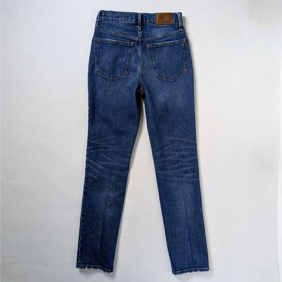 Madewell Perfect Vintage Full Length 26 Blue High Rise Straight Leg '90s - Picture 11 of 11